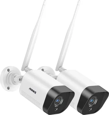 Image de Caméra de sécurité, résolution 5 MP, audio bidirectionnel, 2 caméras 5 MP