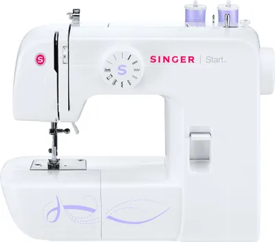 Produktbild von SINGER Start 1306, Weiß, Automatische Nähmaschine, 4 Step, Variabel, Tasten, Leiter, Mechanisch