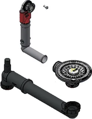 Produktbild von FRANKE 112.0687.816 Stopfenventilset 1 Becken Fragranit HE für die FRANKE Spüle PAMIRA ROG 611