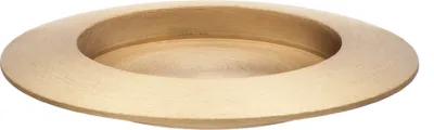Produktbild von Kerzenteller Messing matt (5 cm Innenmaß)