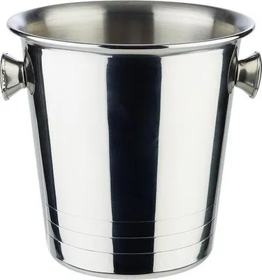 Produktbild von APS 36004 Mini-Eiseimer/Sektkühler, Edelstahl, 1 Liter, Ø 13 cm, Höhe 10 cm