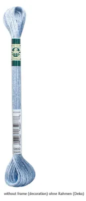Produktbild von DMC Stickgarn Mouline Satin 1008F -800, 6-fädig, 8m