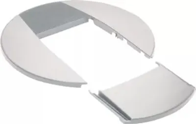 Produktbild von Hager Rosette halogenfrei DA200 verkehrsweiß DAC809016