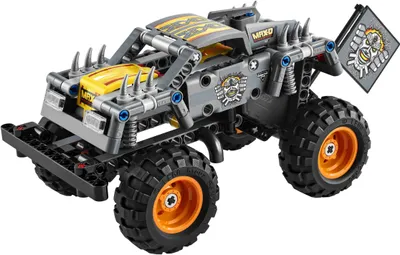 Produktbild von LEGO 42119 Technic Monster Jam Max-D Truck und Quad, 2-in-1 Spielzeug ab 7 Jahre mit Rückziehmotor, Geschenk zu Weihnachten oder zum Geburtstag