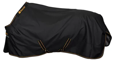 Produktbild von Bucas Irish Turnout 0 g, Outdoordecke, Weidedecke, Farbe:Black/gold, Größe:155