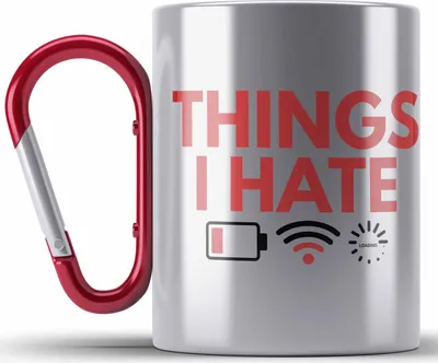 Produktbild von Trendation - Things I Hate Wlan Batterie Leer Laden Zeichen Geschenkidee Jungs Jungen Kinder (Rot)