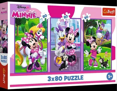 Zdjęcie produktu dla Trefl TREFL DISNEY MICKEY MOUSE puzzle set, 3x80 pcs