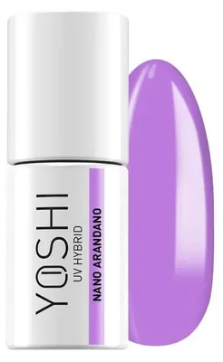 Obrázek produktu pro Yoshi Hybridní lak na nehty Ametystová fialová – profesionální trvalý lak na nehty 6 ml – UV lak na nehty s praktickým štětcem – Los Tones Milliones