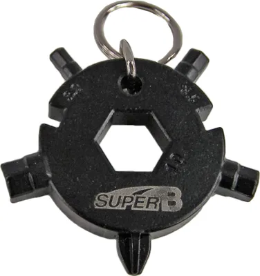 Produktbild von Super B Multitool Schlüsselring TB-FD08 Schlüsselanhänger Werkzeug