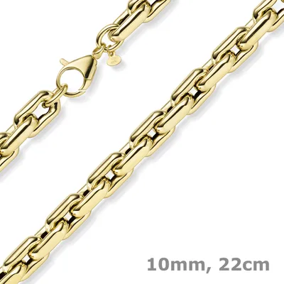 10mm-Armband-Weitanker-Kette-aus-585-Gelbgold-22cm
