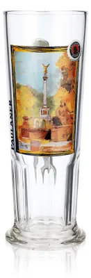 Produktbild von Paulaner Bier Glas Seidel Krug  0,5l Bierkrug Der Friedensengel Edition