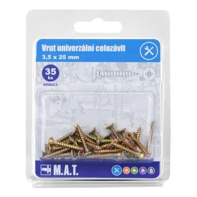 Zdjęcie produktu dla Wkręty do drewna 3,5x 25mm ZZ (35szt)