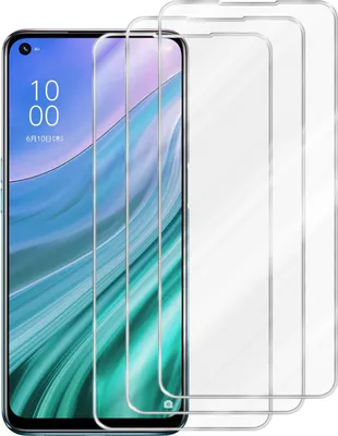 Produktbild von Cadorabo 3x Schutzfolie für Oppo A54 5G in KRISTALL KLAR Gehärtetes Tempered Display-Schutzglas Panzerfolie