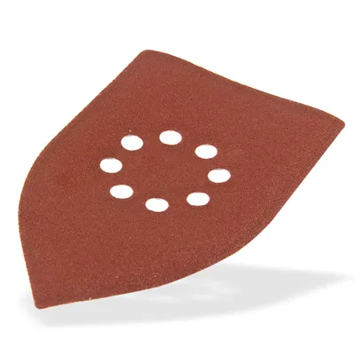 Produktbild von Schleifpapier K120 Klett für Dreieckschleifer Deltaschleifer 105x175mm 10St