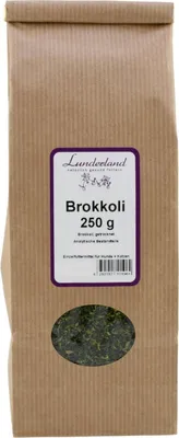Produktbild von Brokkoli Flocken Einzelfuttermittel für Hunde & Katzen 250 g immunstärkend