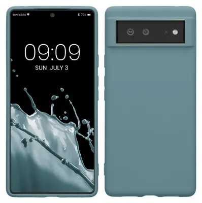 Produktbild von kwmobile Handyhülle für Google Pixel 6 Hülle - TPU Case - Kabelloses Laden - Schutzhülle Cover in Antique Stone