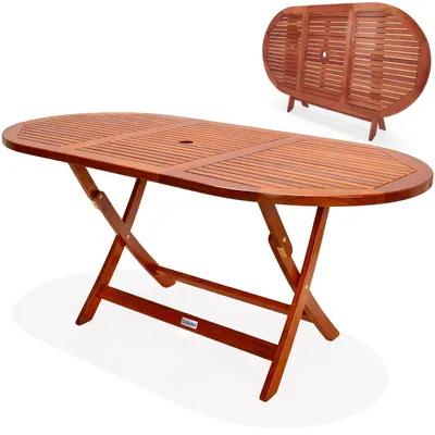 Productafbeelding van Tuintafel Alabama Acaciahout 160x85x75cmgecertificeerd