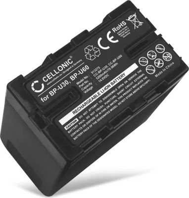 Image de CELLONIC 1x Batterie pour Appareil photo Compatible avec Sony PXW-FS7, PXW-FS7M2, PMW-EX1r, BP-U60 - (5200mAh, 14.4V)