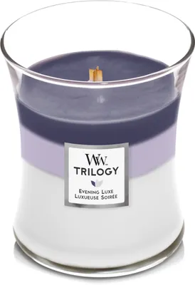 Produktbild von WoodWick Evening Luxe, Zylinder, Violett, Violett, Weiß, 1 Stück(e)