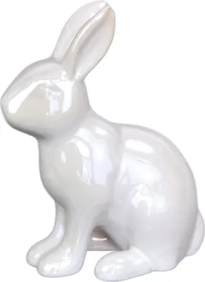 Immagine prodotto di Coniglio in Vetroceramica bianca 13 cm