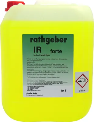 Produktbild von Reinigungskonzentrat 'IR Forte' / 10,0 l PE-Kanister