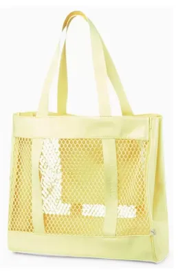 Produktbild von PUMA Schultertasche Core Net Shopper Yellow Pear gelb