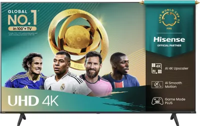 Produktbild von Hisense 55" A6Q, 4K Ultra HD 3840x2160, DLED, DFA, Präzisionsfarbe, HDR 10+, HLG, Dolby Vision, Lichtsensor, Smart TV, WiFi, BT, AnyView Cast, Gaming-Modus, 1xHDMI2 eArc, 3xHDMI, 2xUSB, LAN, CI+, DVB-T2/C/S2, Schwarz