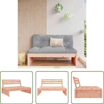 Produktbild von The Living Store Garten-Mittelsofa 120x80 cm Massivholz Douglasie