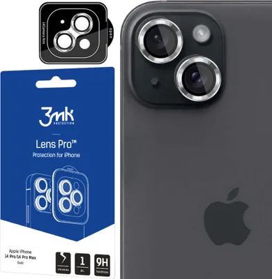 Immagine prodotto di Apple Iphone 15 Plus - Protezione lente 3Mk Pro Argento