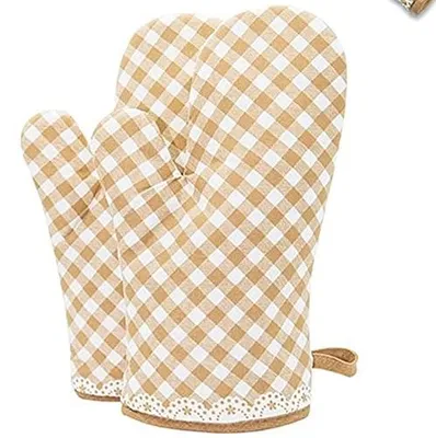 Immagine prodotto di Solidchoice - Guanti da forno in cotone con elevata protezione termica