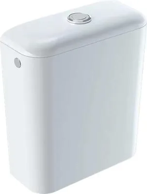 Immagine prodotto di Geberit Icon, réservoir de chasse en céramique, 6 l, arrivée latérale ou par le bas, rinçage à deux quantités 3l/6l, 229420600, 229420600