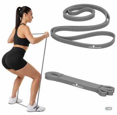 Produktbild von Widerstandsband Fitnessband lang 5-14 kg Gymnastikband Power band Widerstandstraining Gym Workout