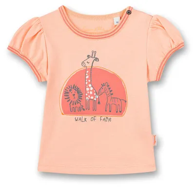 Produktbild von Sanetta Kidswear Mädchen T-Shirt Rosa Safari 56