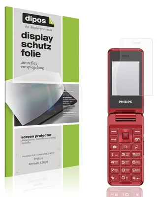 Image de 4x Film de protection d'écran pour Philips Xenium E2601 protecteur antireflet dipos