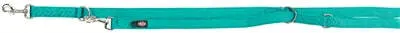 Productafbeelding van Trixie Premium Hondenriem, verstelbaar, dubbele laag, oceaanblauw