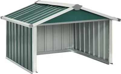 Produktbild von Rasenmäher Garage 92x97x63 cm Verzinkter Stahl Grün