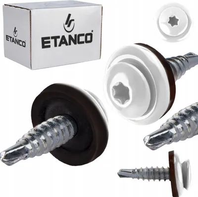 Obrázek produktu pro Zemědělské šrouby GTF02P Panhead 4,8x20 mm RAL 9010