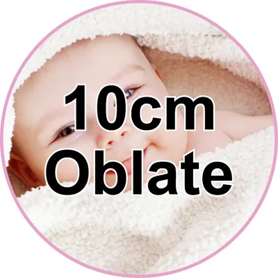 Produktbild von Tortenaufleger individuell - rund 10cm Oblate