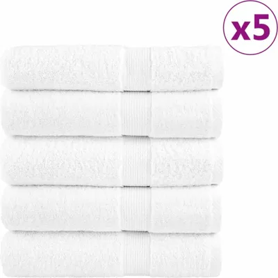 Obrázok produktu pre Prémiové sprchové uteráky SOLUND 25 ks biele 70x140 cm 600 g/m2
