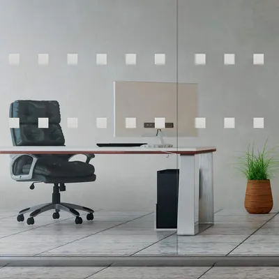 Produktbild von Ablenkungsmarker aus Glas, Aufkleber für Glastüren (Quadrate)