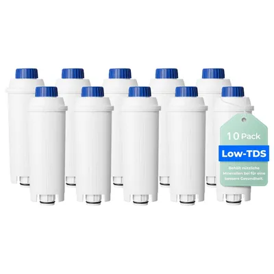 Produktbild von Waterdrop Low-TDS Filterkartuschen, Ersatz für De'Longhi® DLSC002, 10 Pack | Reduziert den TDS-Wert.