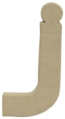 Produktbild von décopatch 3D-Buchstabe "j" Pappmaché 60 x 120 mm