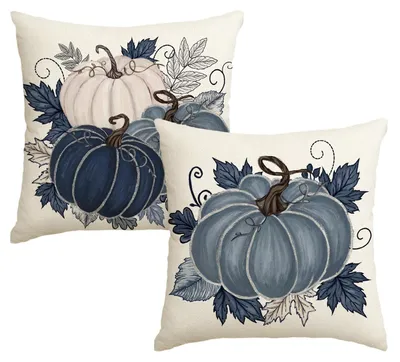 Kissenbezug Herbstdeko 45x45 cm 2er-Set