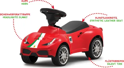 Produktbild von Rutscher Ferrari 488 rot