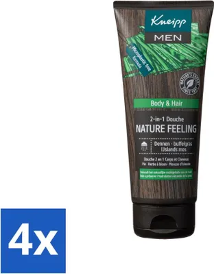 Immagine prodotto di Kneipp - Gel doccia - Uomo - Sensazione naturale - 2 in 1 - 200 ml - Confezione risparmio - 4 pezzi