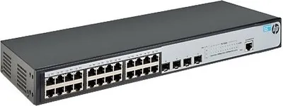 Produktbild von Hewlett Packard Enterprise OfficeConnect 1920 24G, gemanaged, L3, Gigabit Ethernet (10/100/1000), Rack-Einbau, 1U