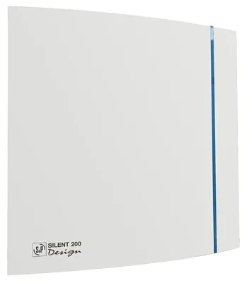 Productafbeelding van Soler & Palau Silent-200 Design Badkamer-/Toiletventilator - 230V AC - 16W - 175 m³/h - 35dB - IP45 - SILENT-200CZ
