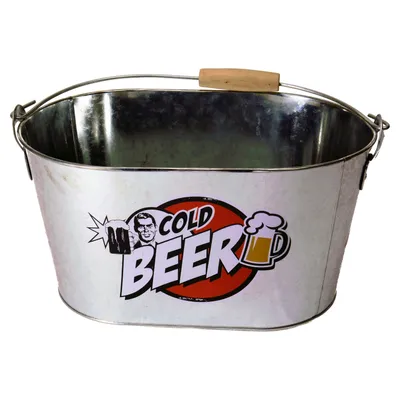 Produktbild von Bier Eiseimer mit Flaschenöffner aus Metall