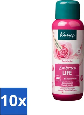 Productafbeelding van Kneipp - Badschuim - Omarm het leven - Anti-aging verzorging - 400 ml - Voordeelverpakking - 10 stuks