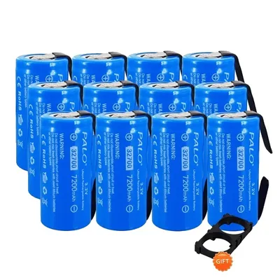 Obrázek produktu pro Baterie LiFePO4, kapacita 7200 mAh, vysoký vybíjecí výkon, 12 kusů baterií